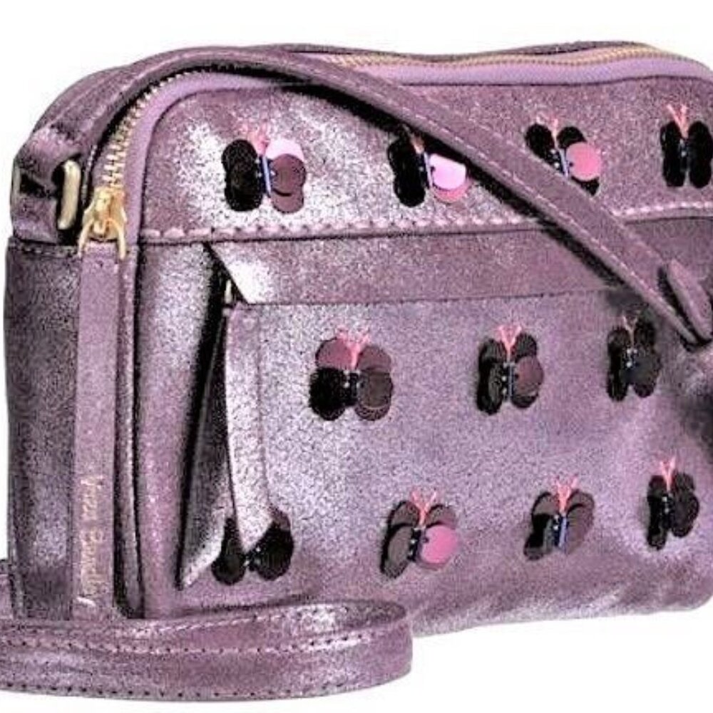 Vera Bradley Mallory RDIF- Lilac Shimmer Crossbody - NWT